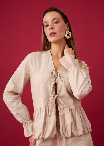 Blusa Consuelo Bege