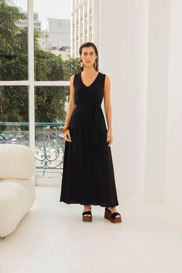 Vestido Sylvie Preto