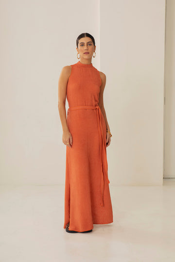 Vestido Lea Argila