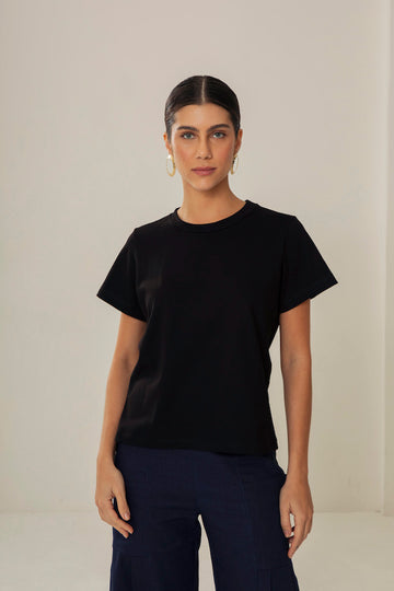 T-shirt Lisa Preta