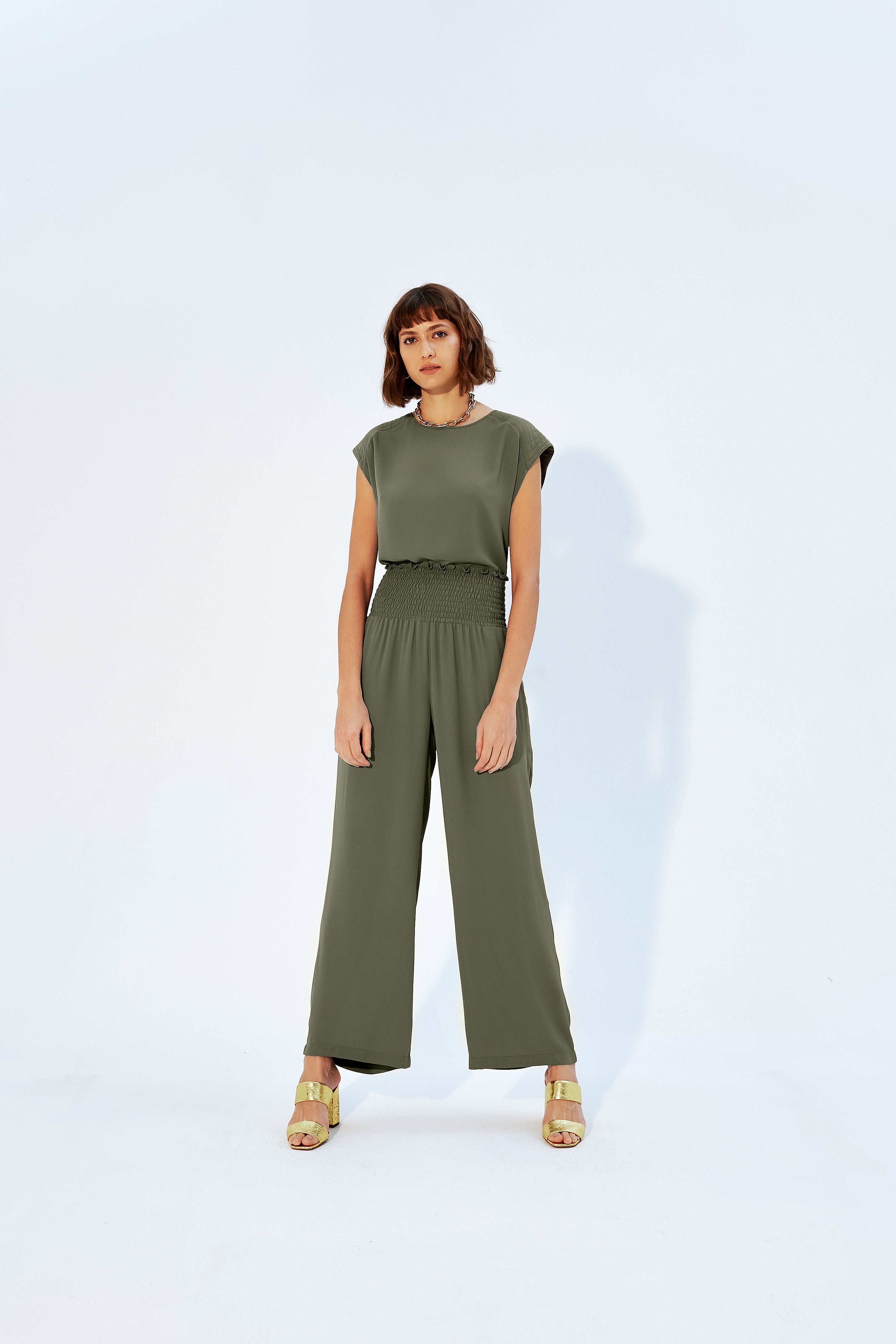 Blusa Catarina Verde Musgo