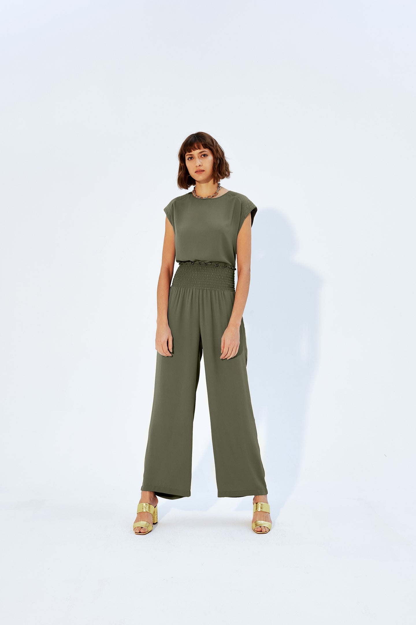 Blusa Catarina Verde Musgo