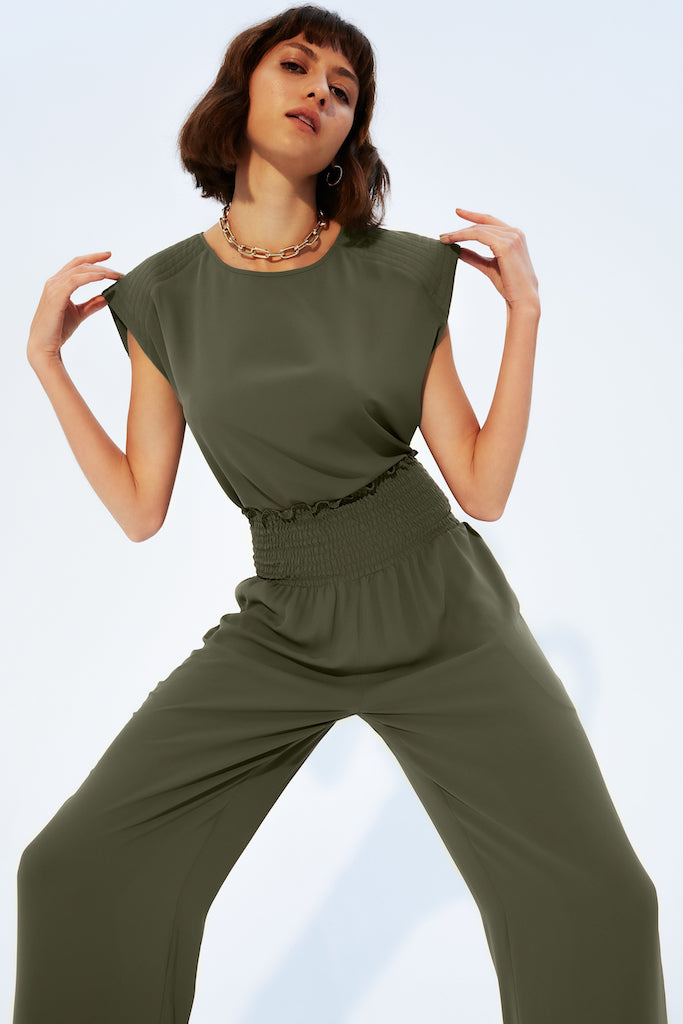 Blusa Catarina Verde Musgo