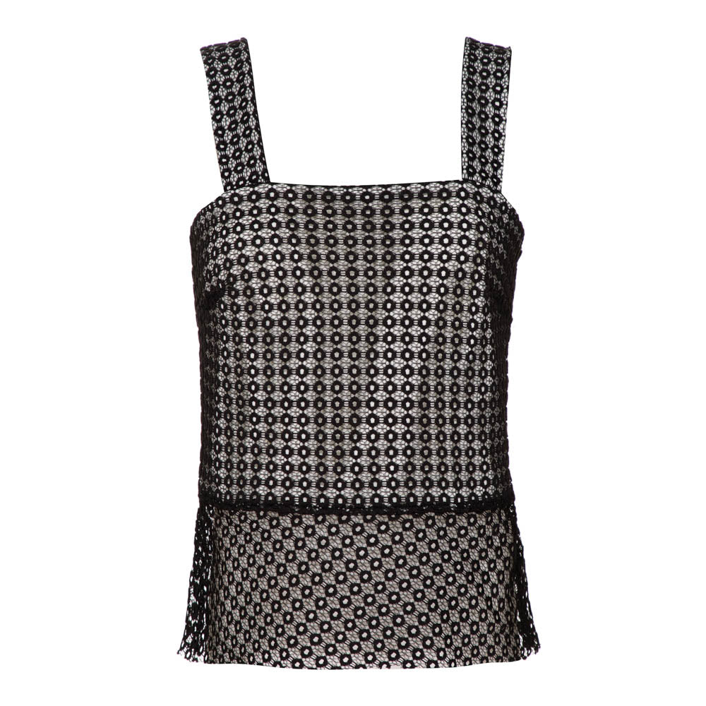 Blusa Leonor Branca e Preta