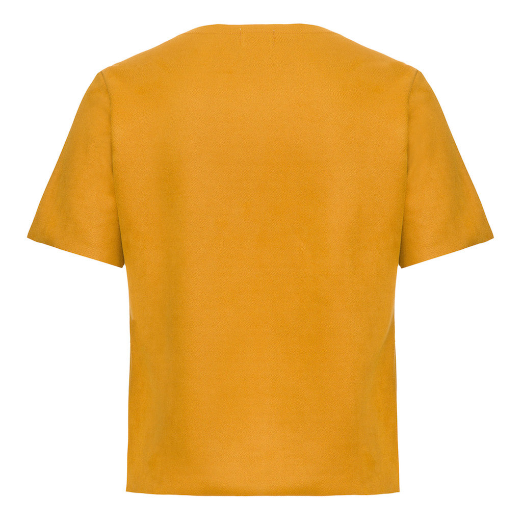 Blusa Pillar Ocre