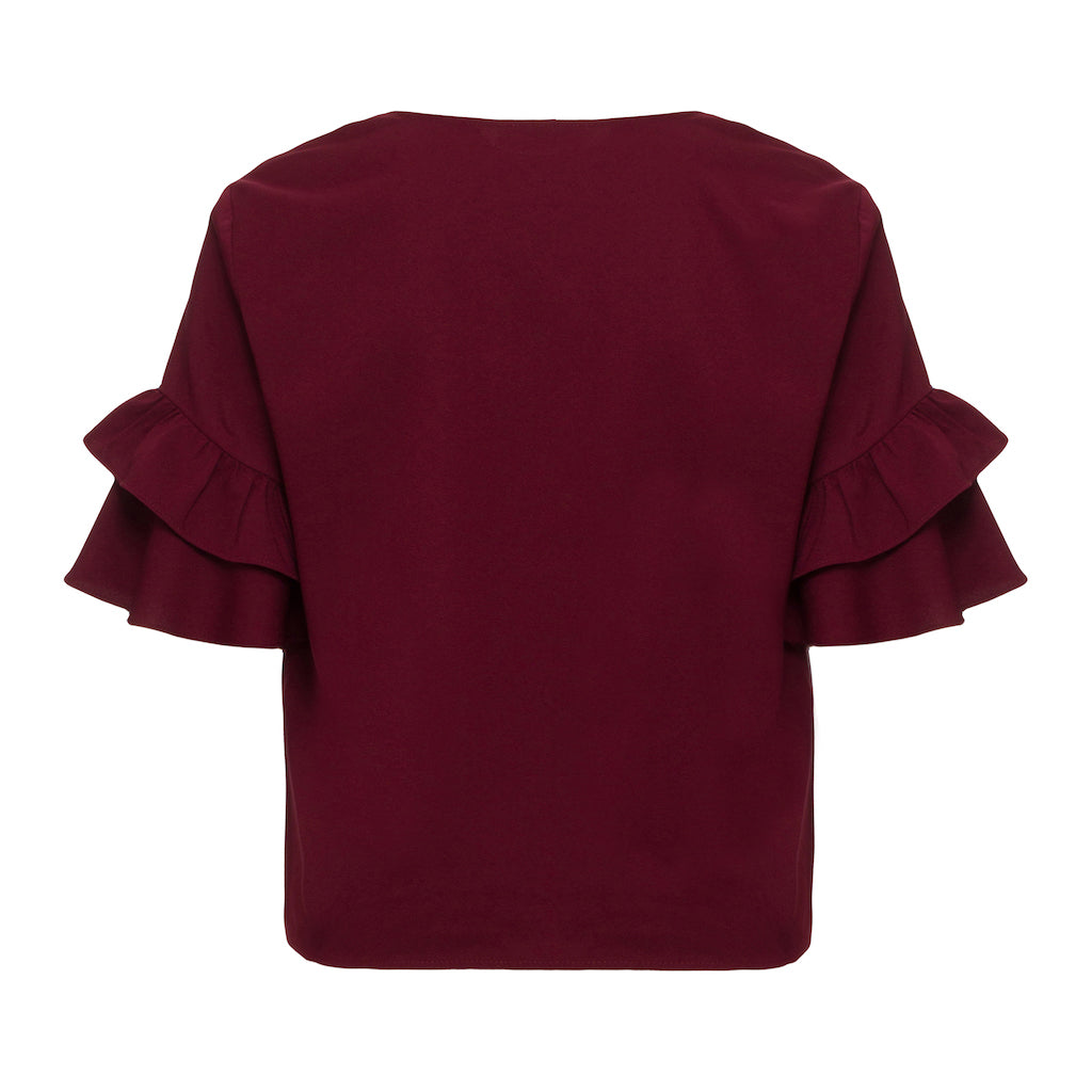 Blusa Miranda Bordô