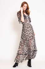Blusa Leopard Cinza