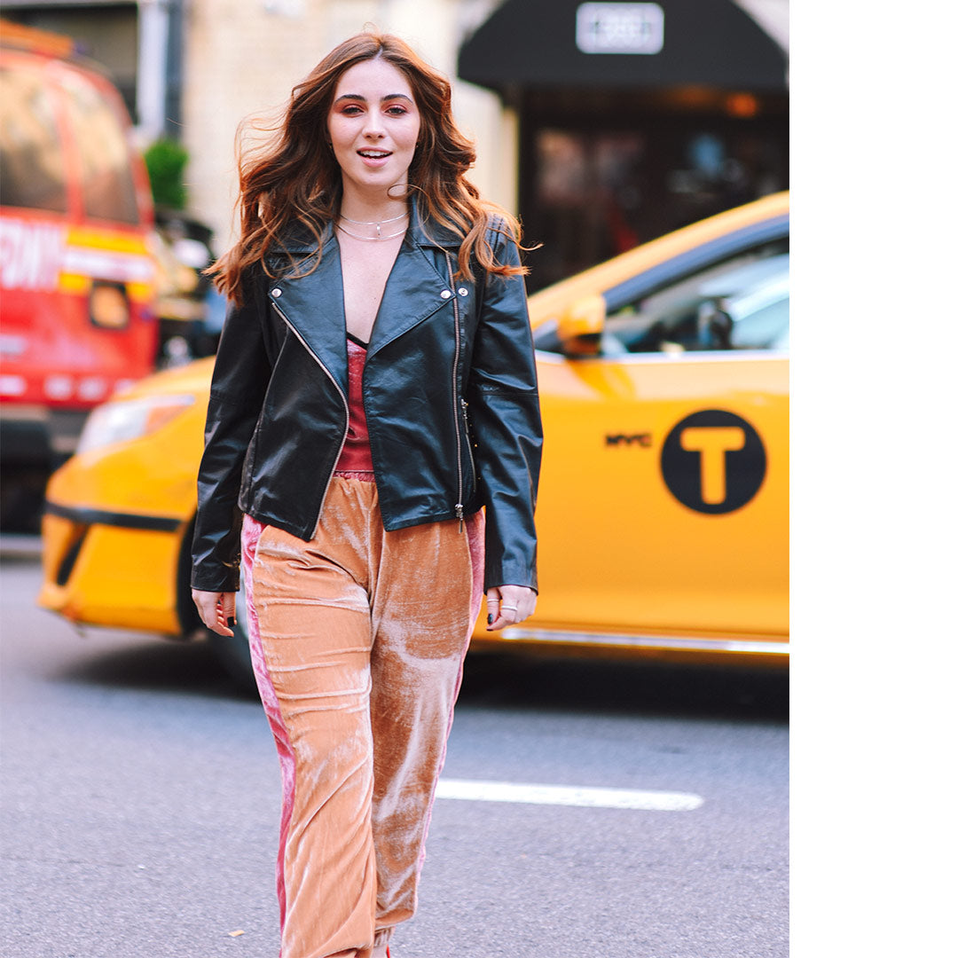 Calça Serena Bege com Rosa