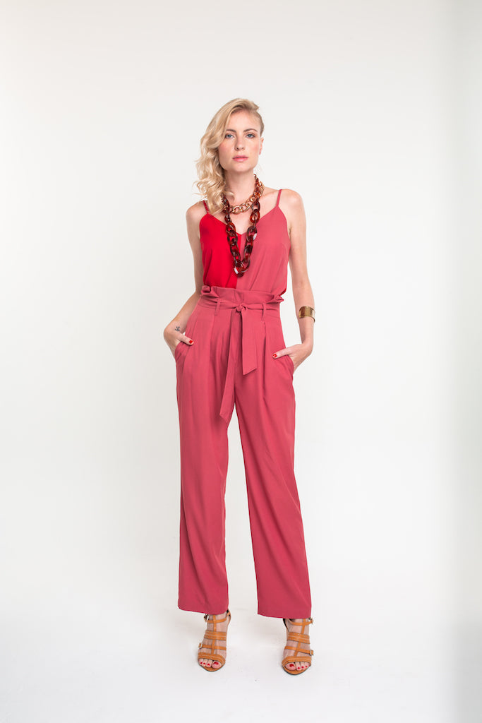 Blusa Pietra Vermelho e Cerâmica