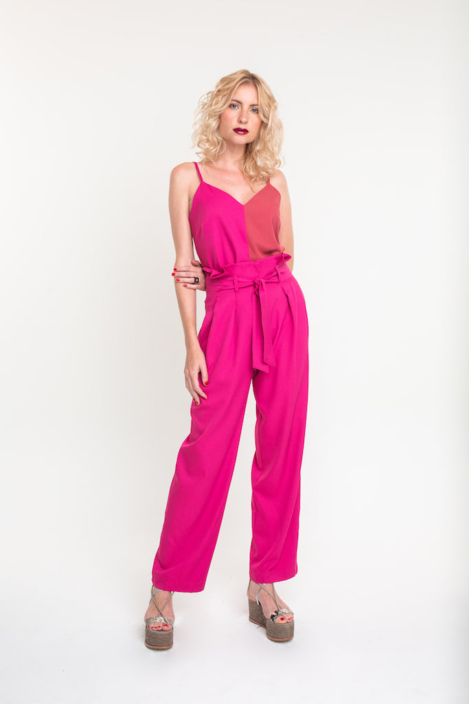 Blusa Pietra Fúcsia e Cerâmica