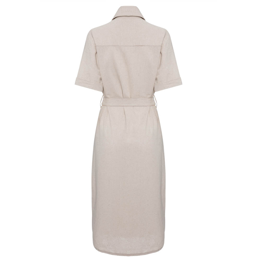 Vestido Joana Bege