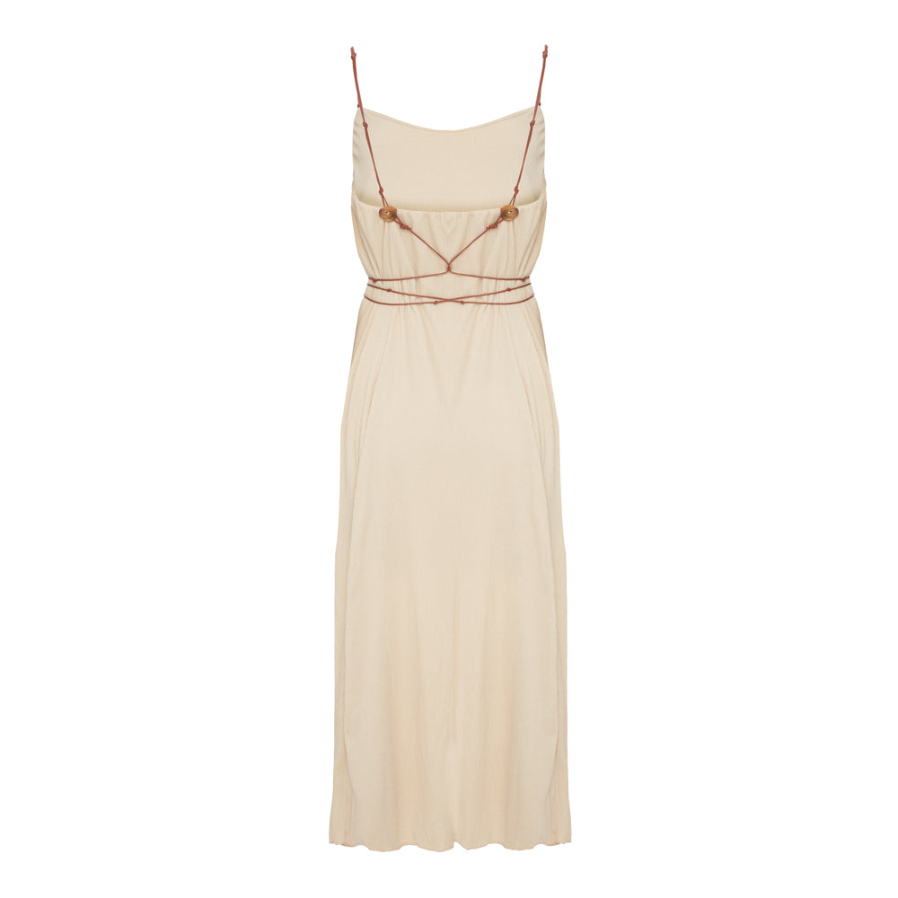 Vestido Lara Bege