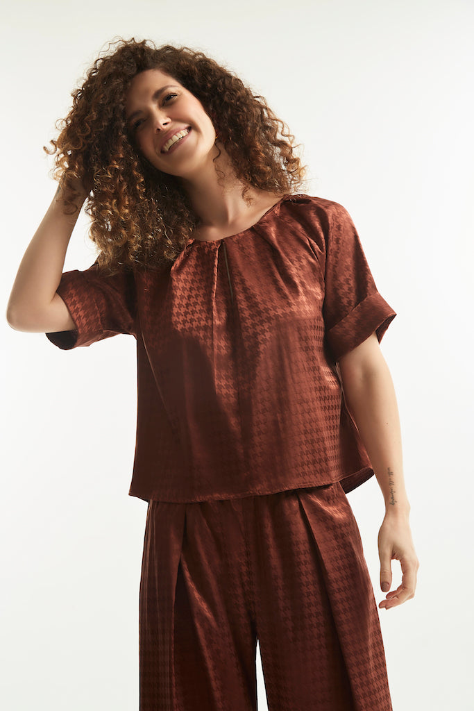 Blusa Laura Marrom