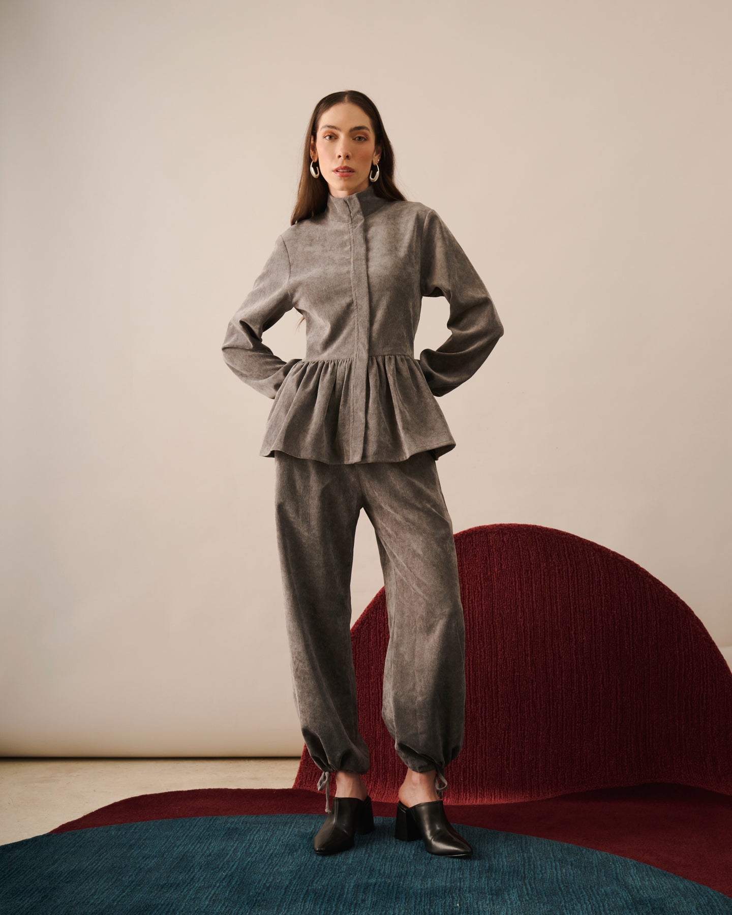 Jaqueta Manuela Cinza