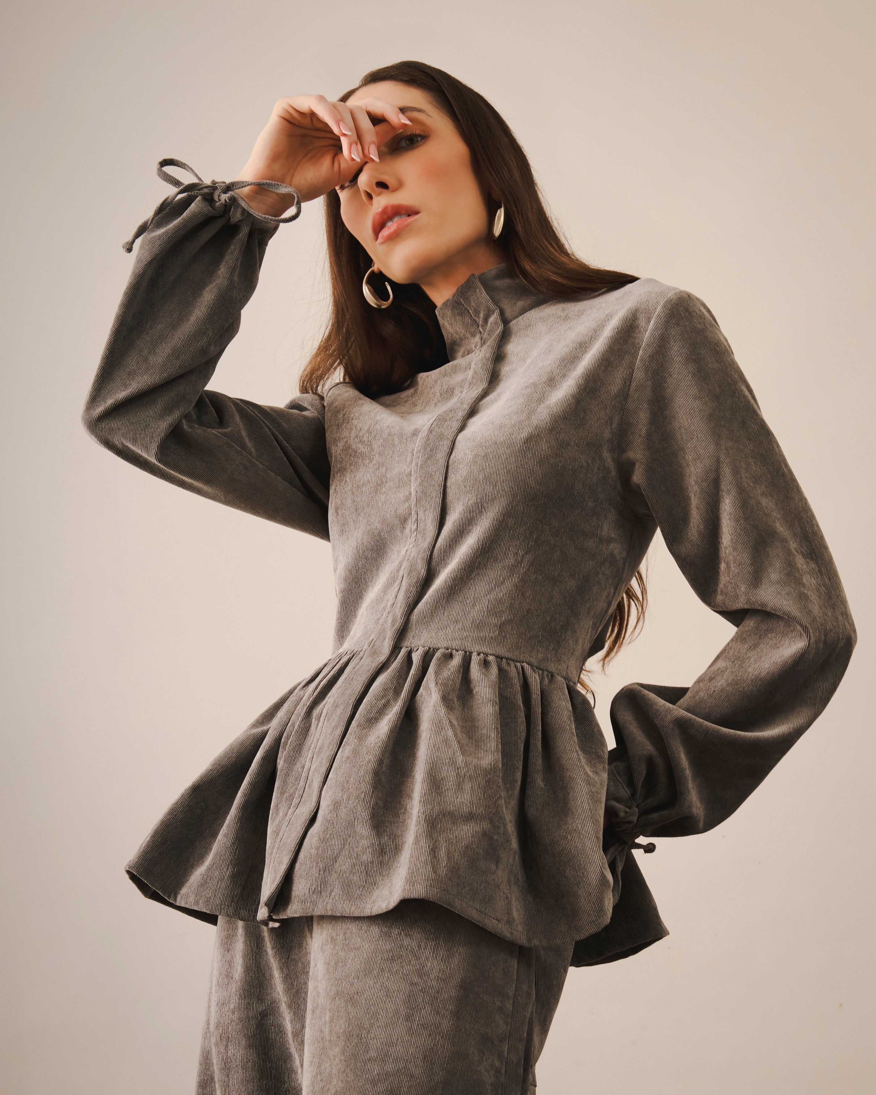 Jaqueta Manuela Cinza