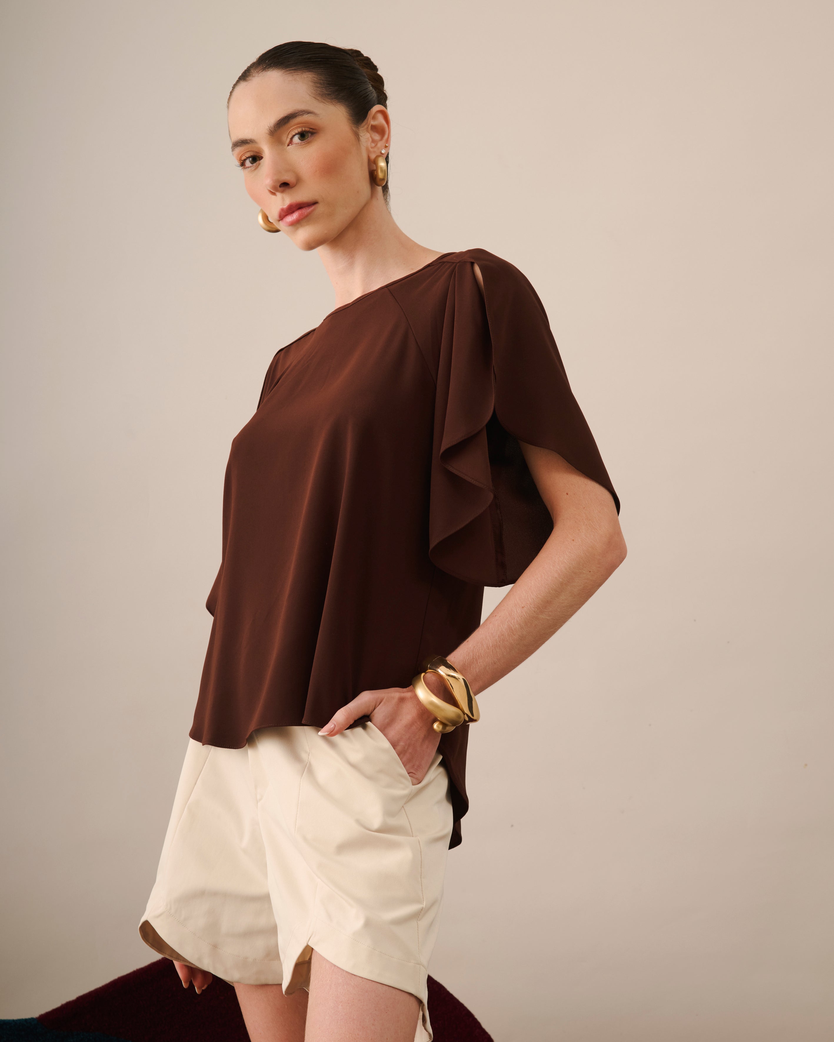 Blusa Filipa Marrom