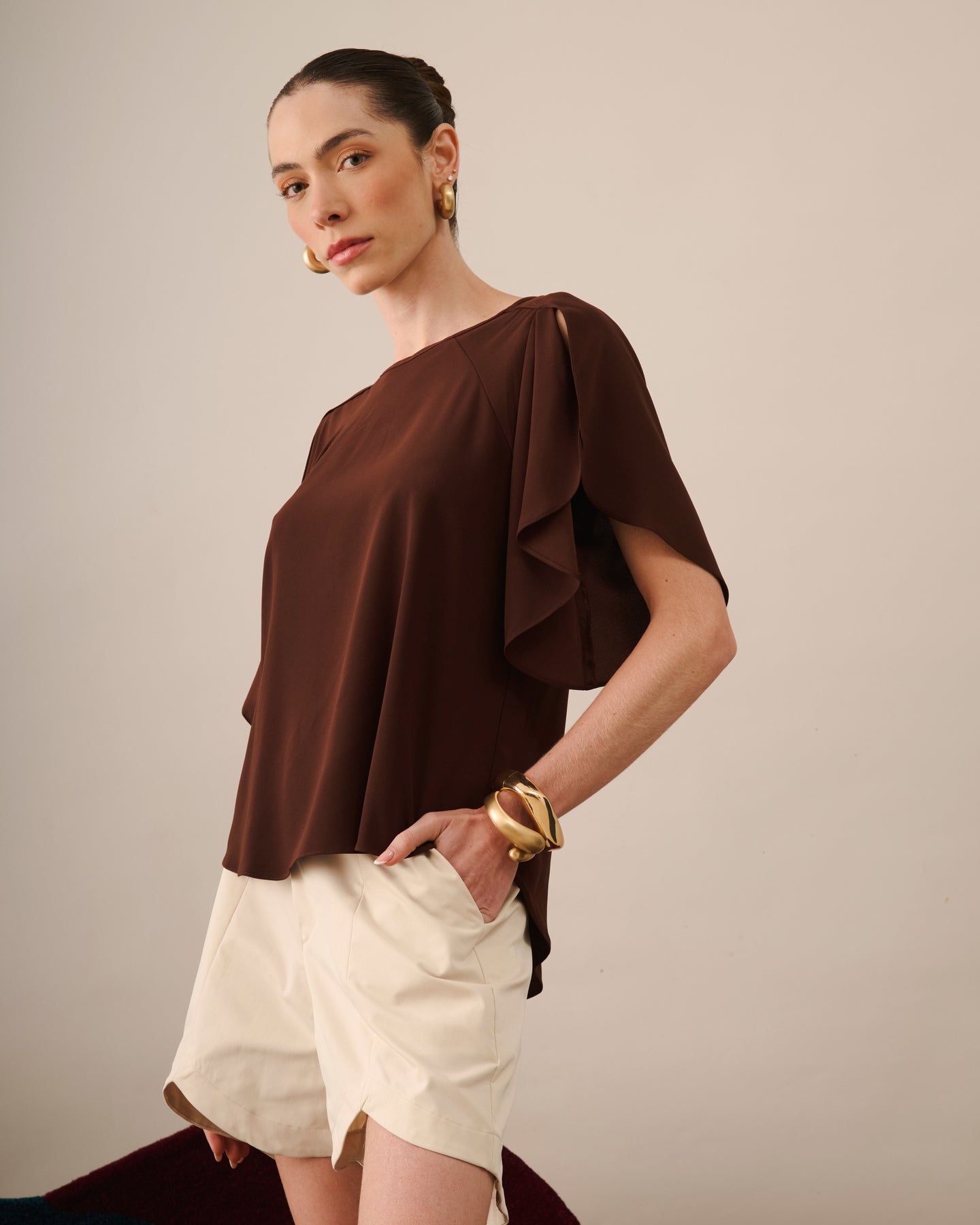 Blusa Filipa Marrom