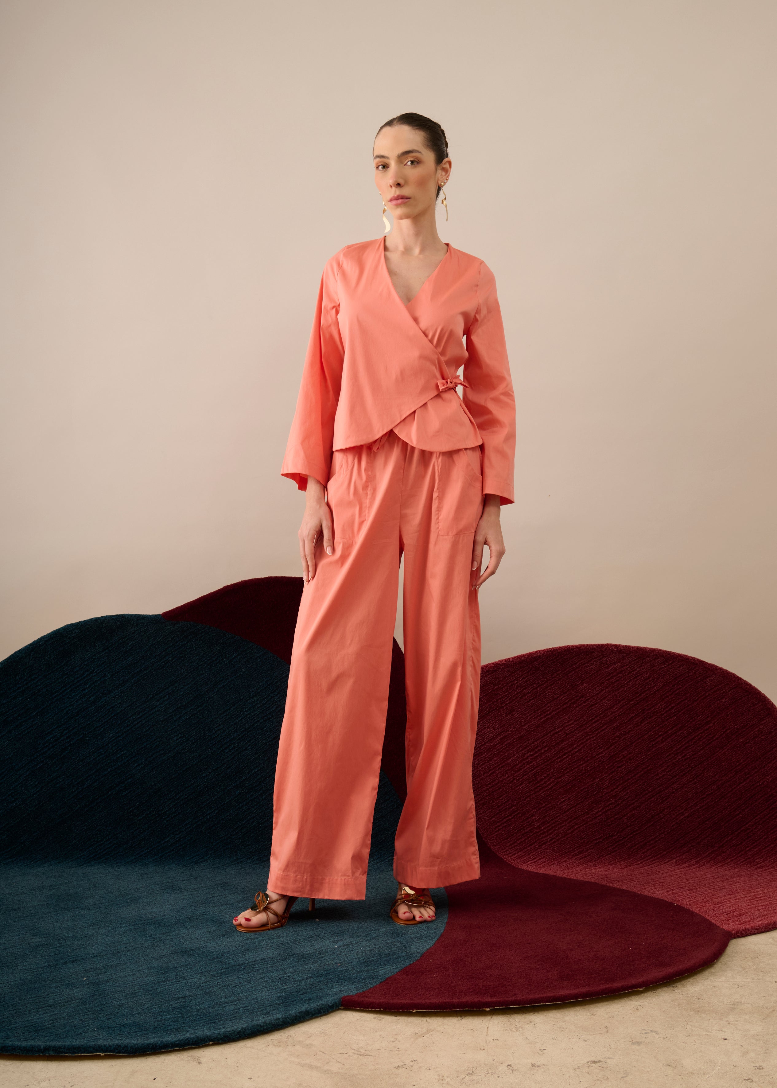 Blusa Constanza Salmão