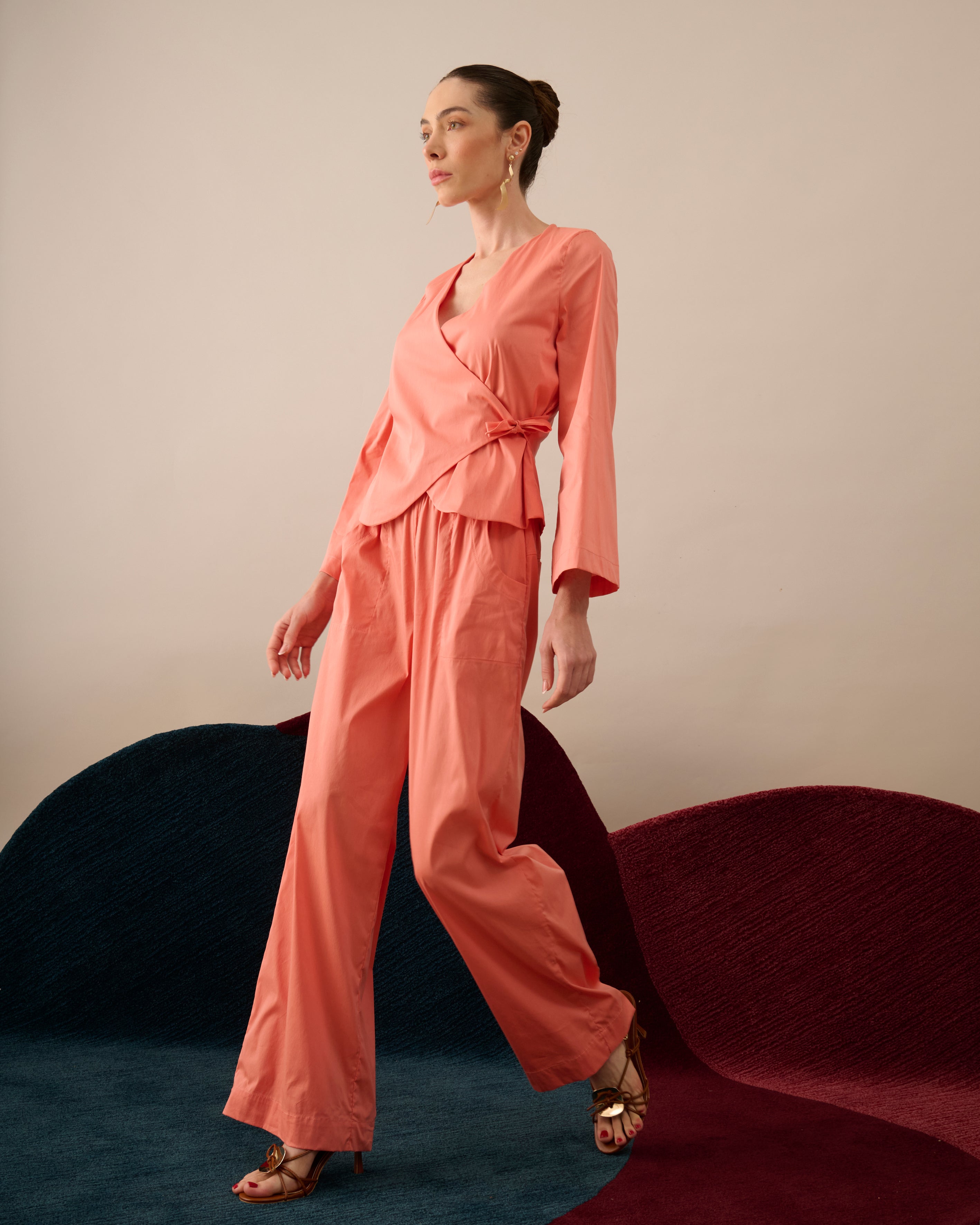 Blusa Constanza Salmão