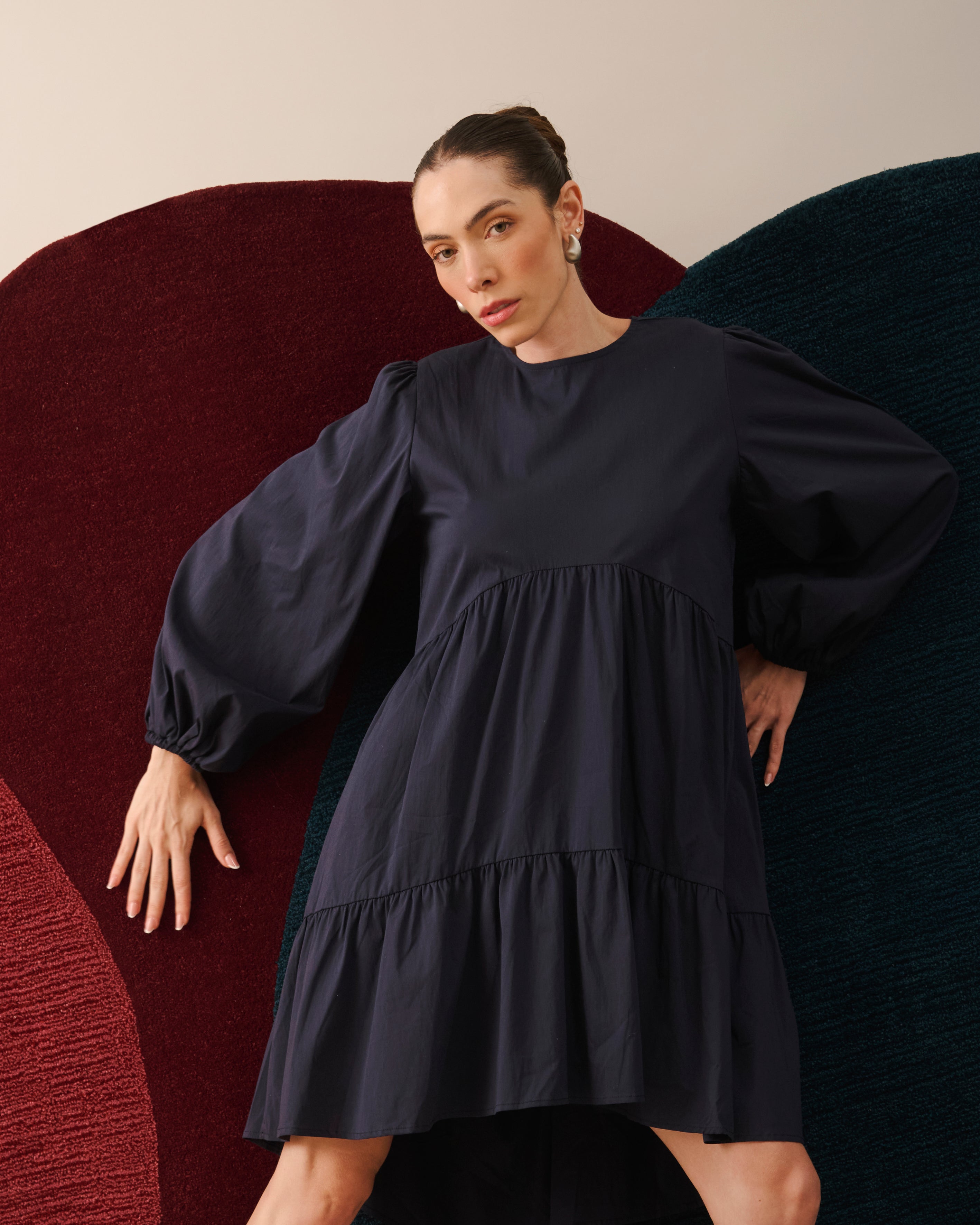 Vestido Greta Azul Noite