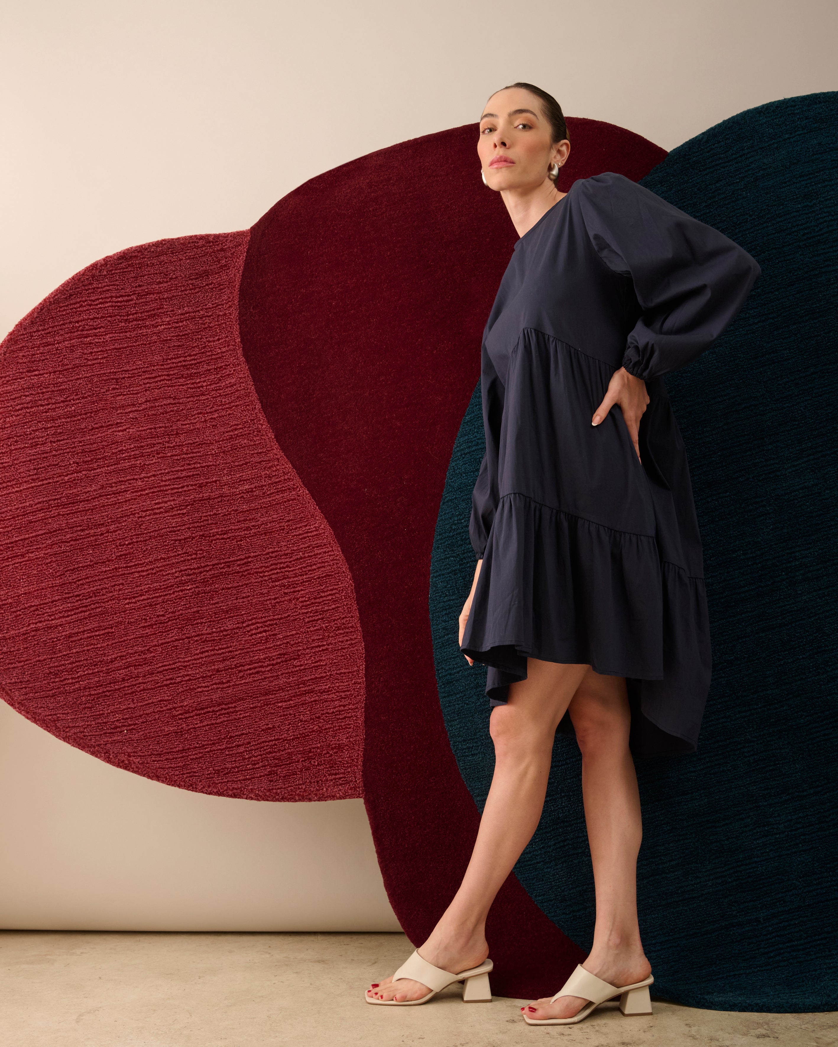 Vestido Greta Azul Noite