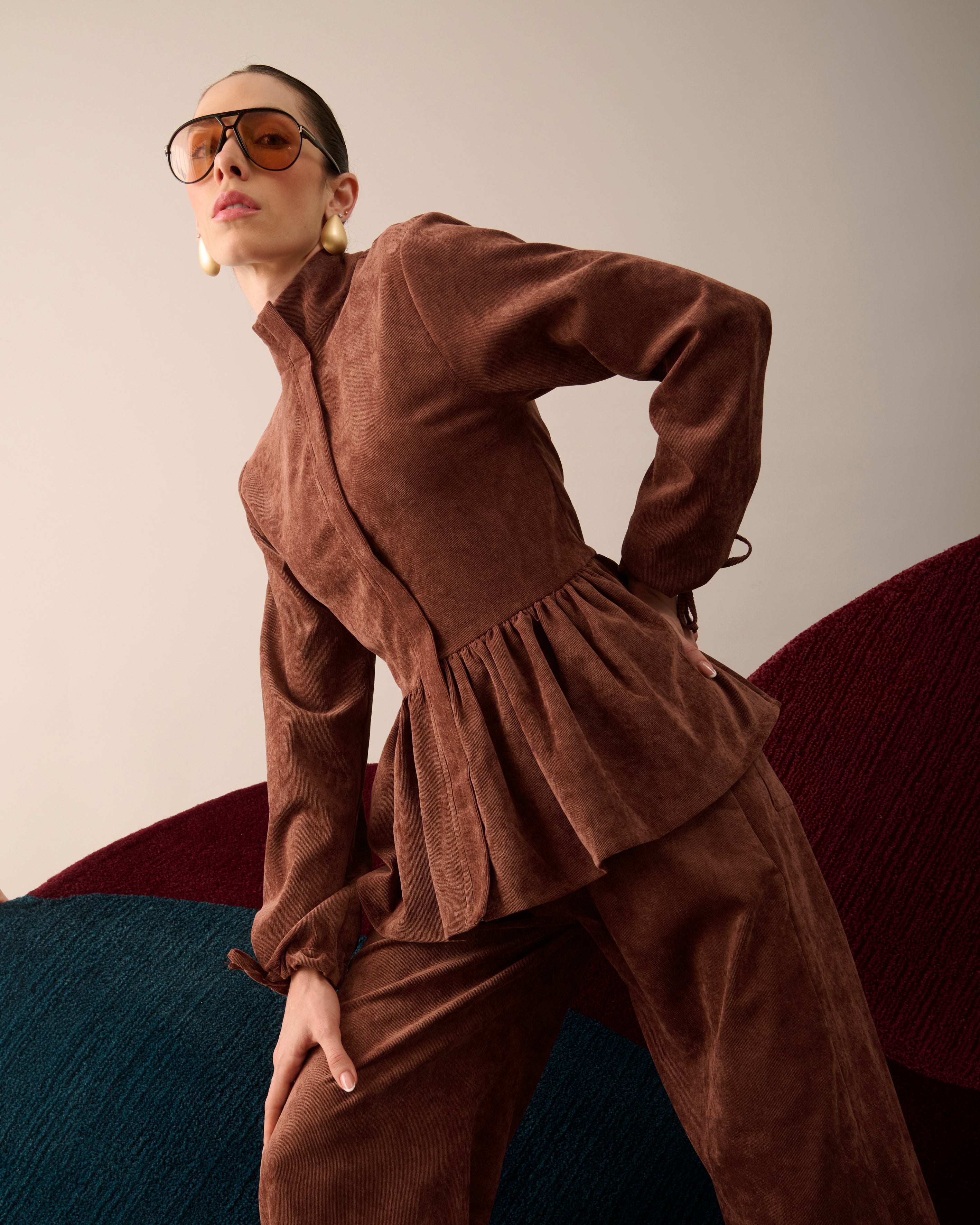 Jaqueta Manuela Marrom