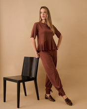 Blusa Bianca Marrom