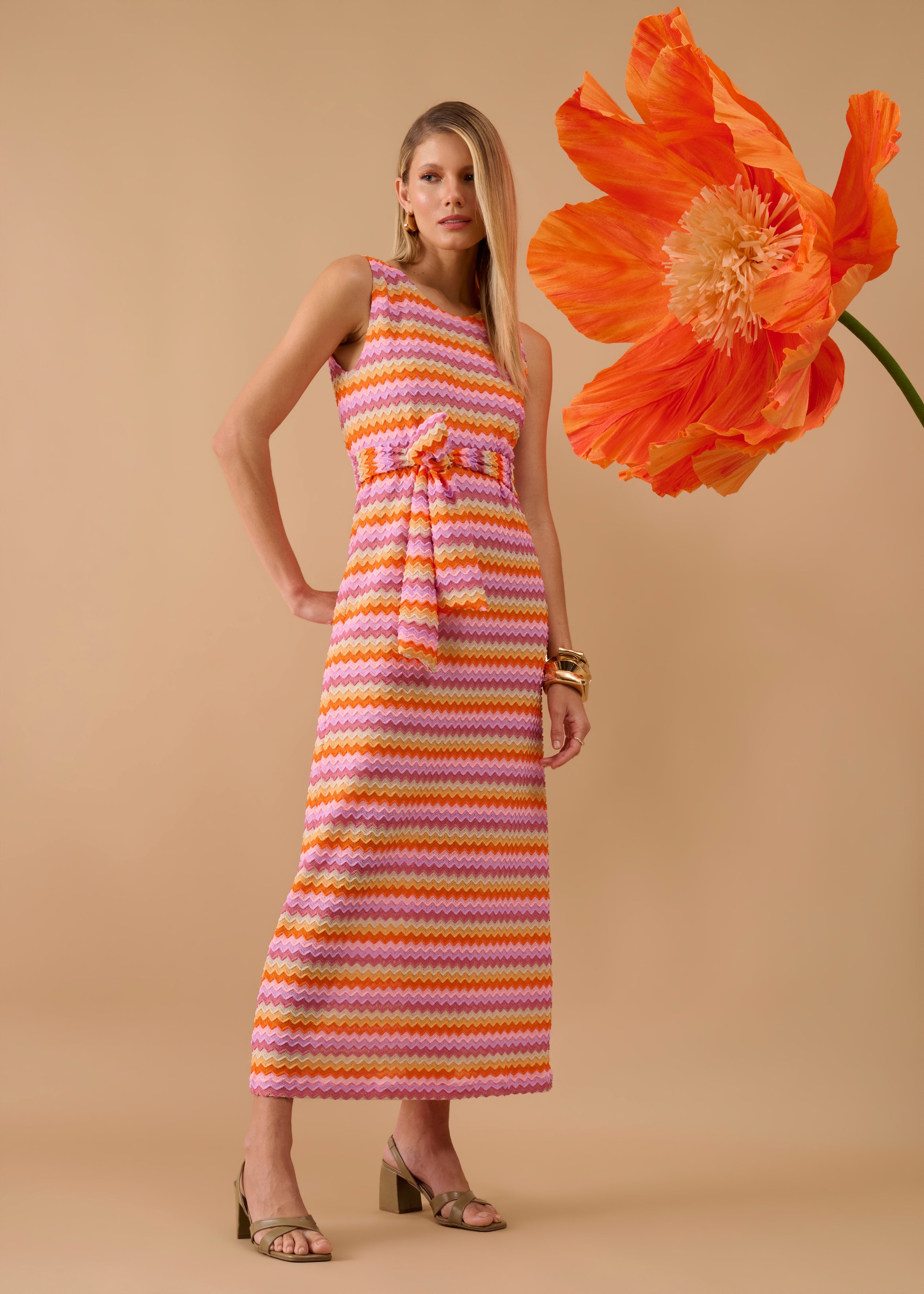 Vestido Sabine Laranja