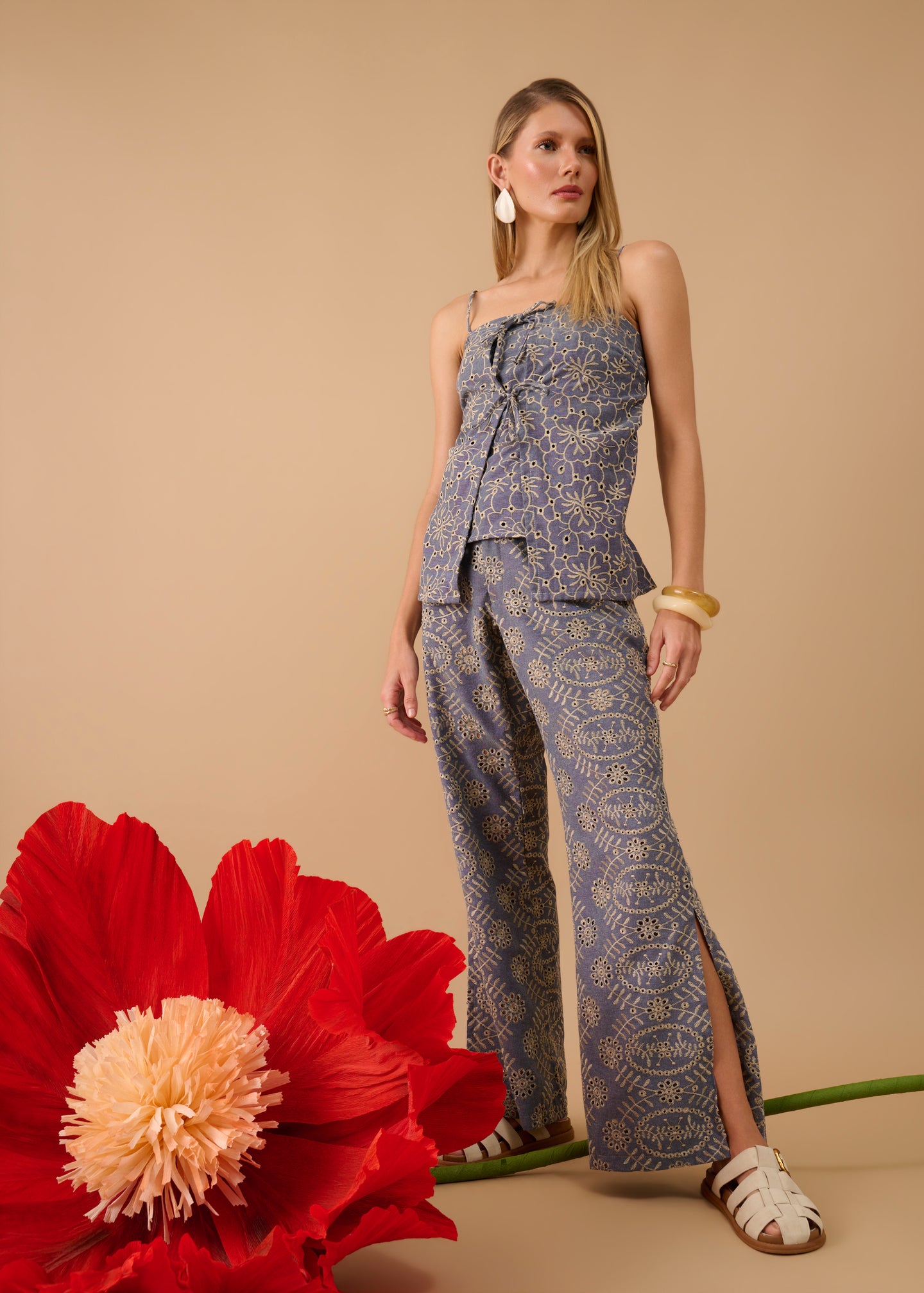 Calça Leona Jeans Boho