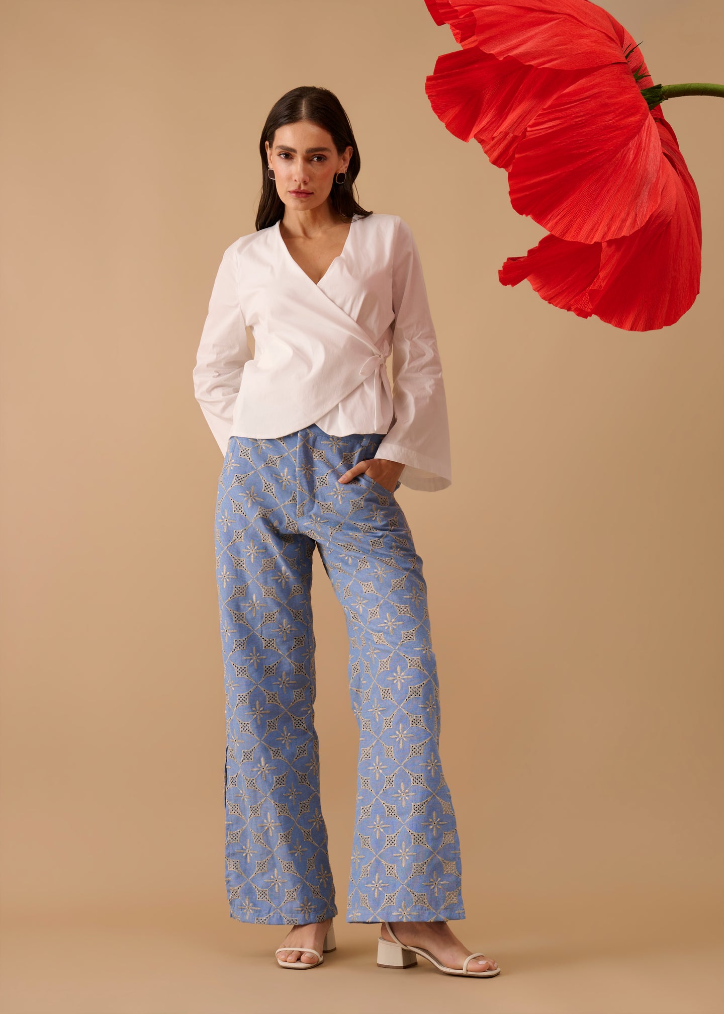 Calça Leona Jeans Claro