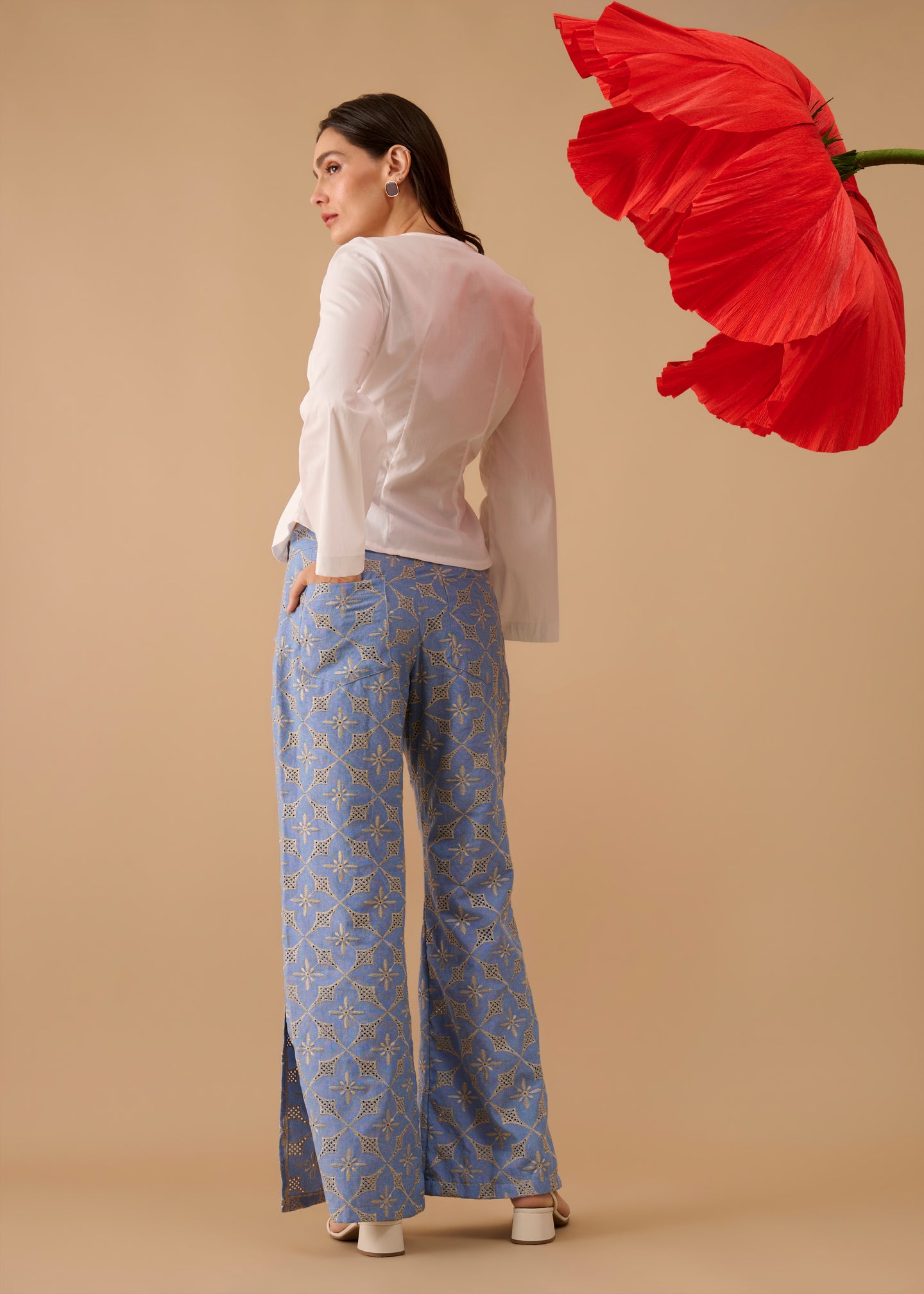 Calça Leona Jeans Claro