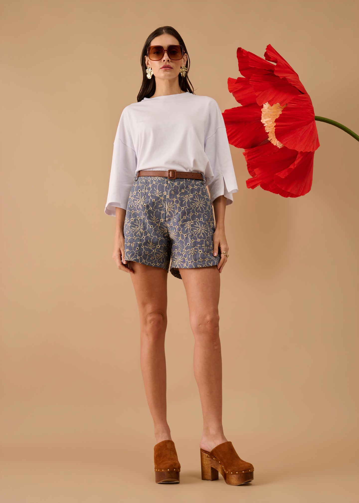 Shorts Leona Jeans Floral