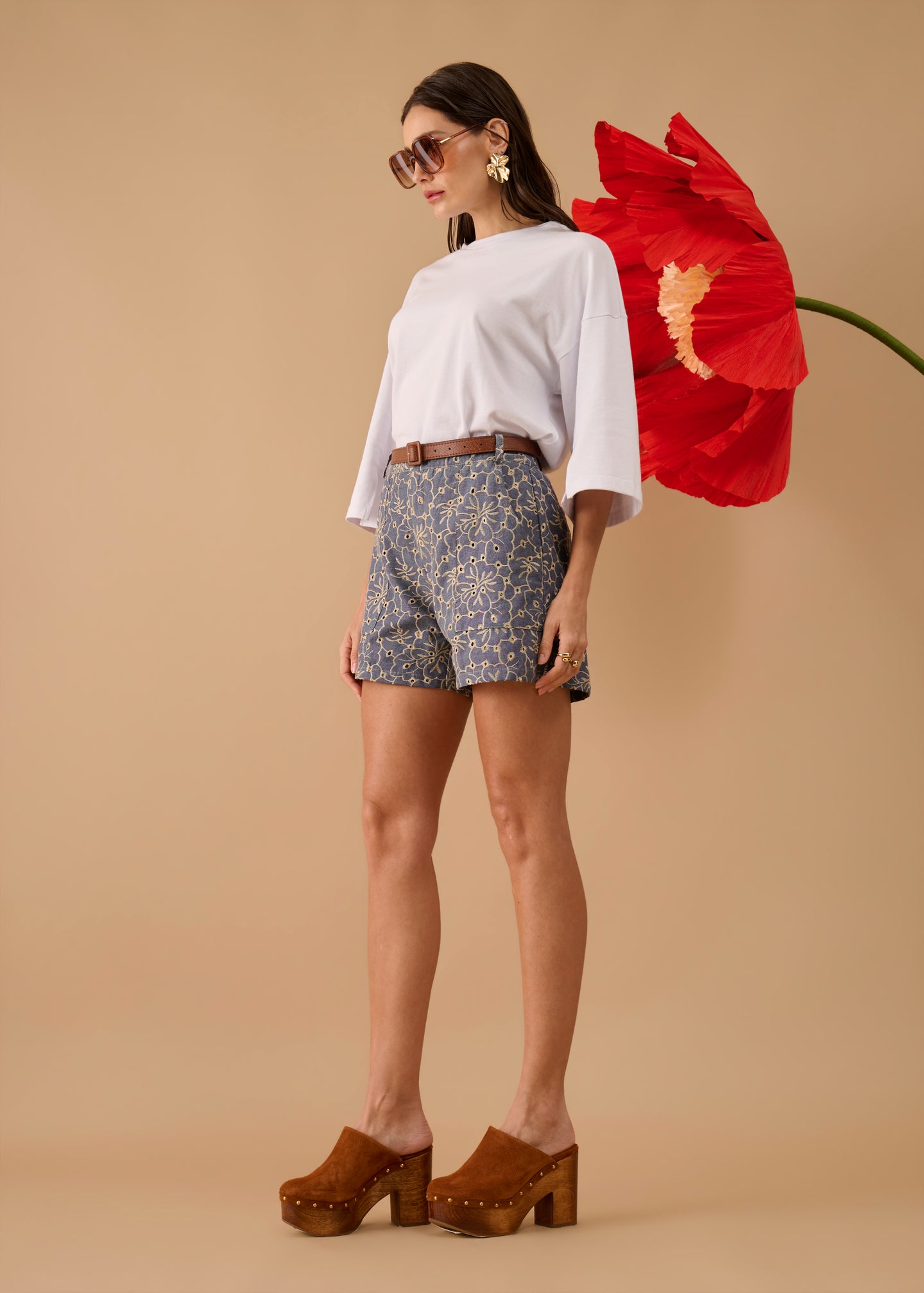 Shorts Leona Jeans Floral