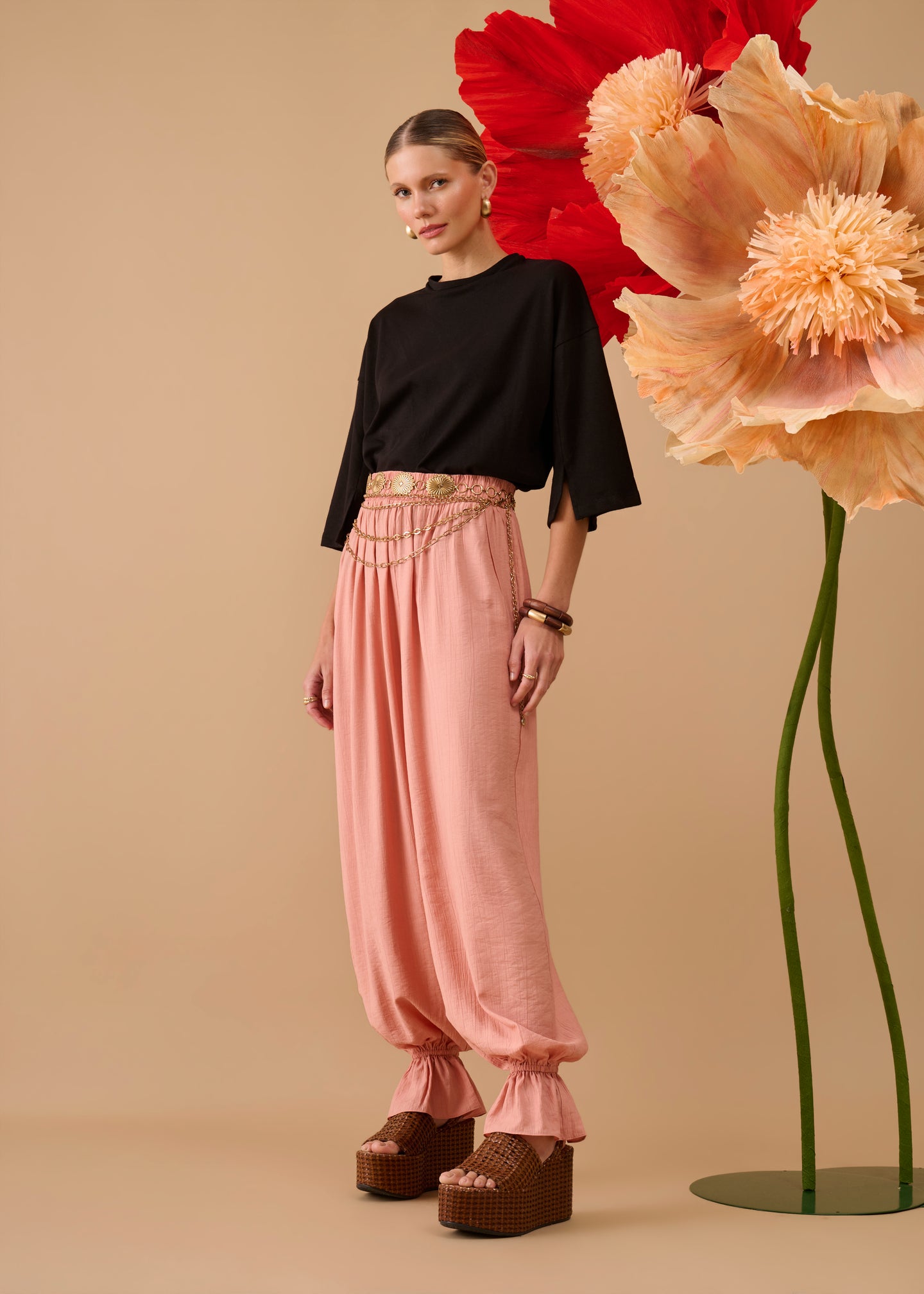 T-shirt Alba Preto