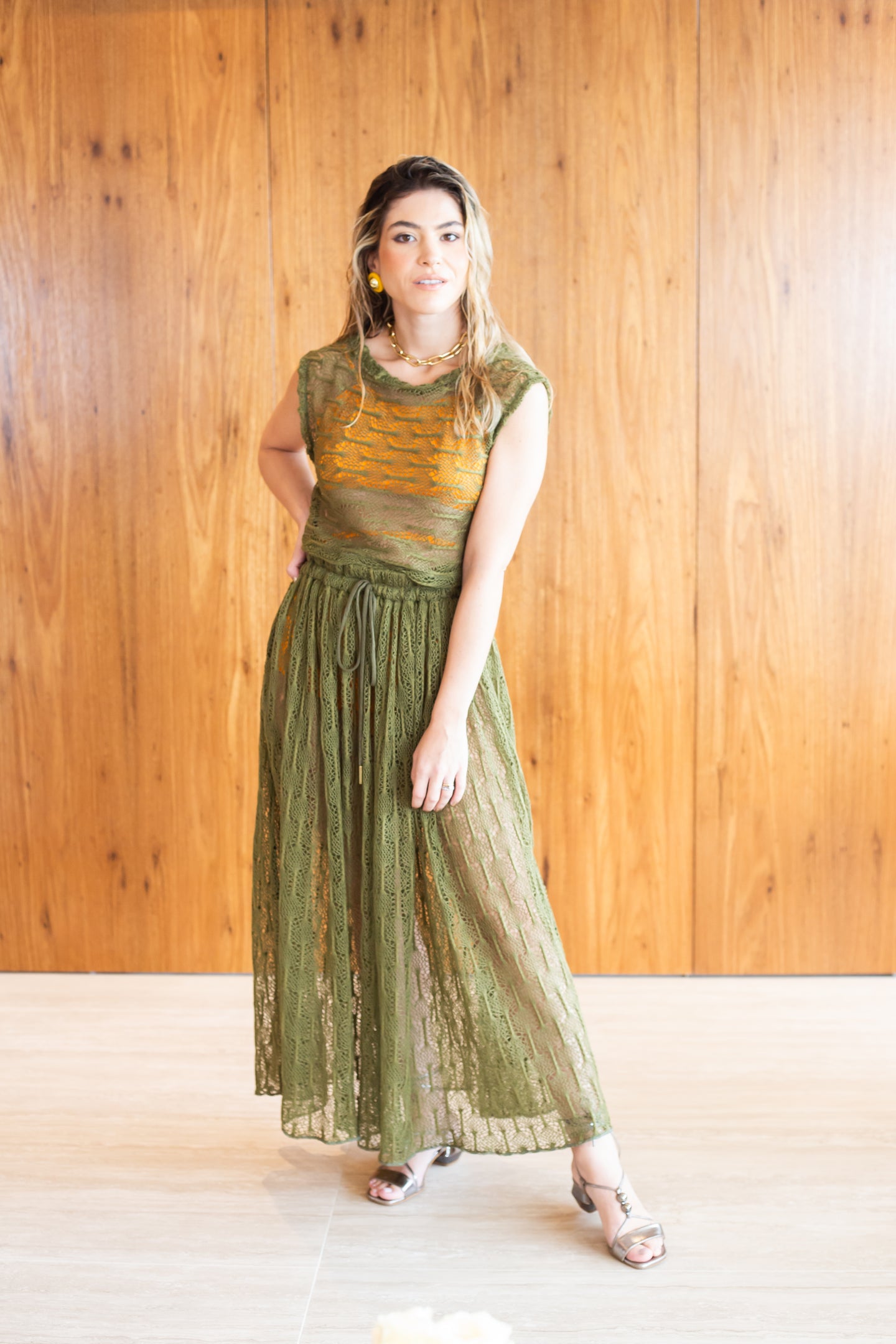 Blusa Juliana Verde Militar