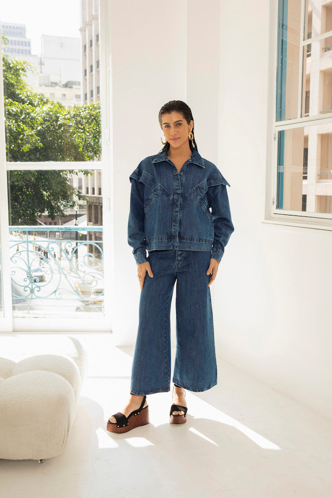 Jaqueta Florence Jeans Azul