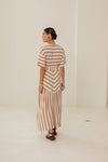 T-shirt Manon Listras Bege e Off White