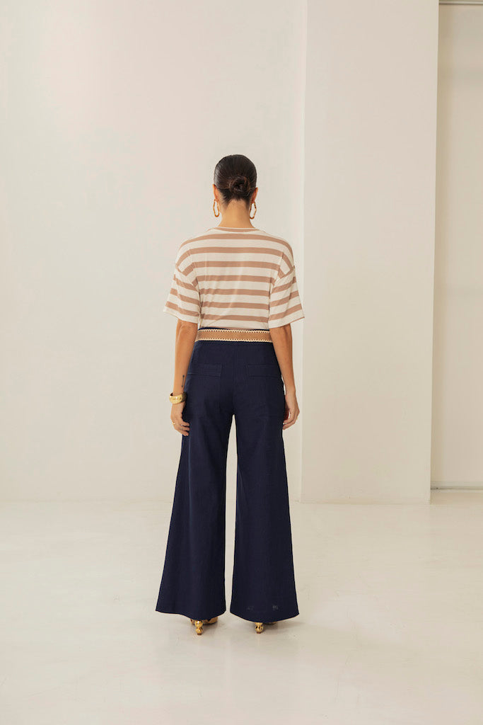 Calça Isabele Azul Marinho