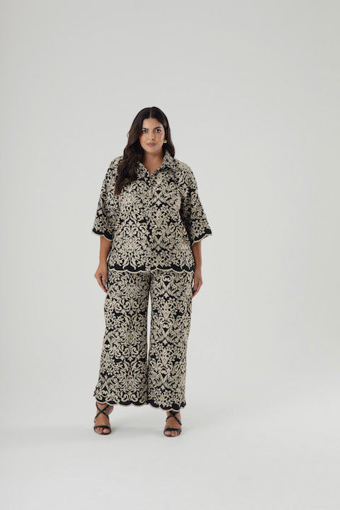 Camisa Jardins Preta