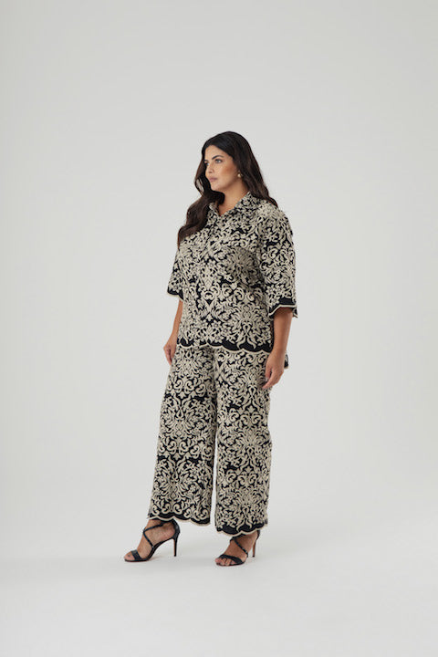 Camisa Jardins Preta