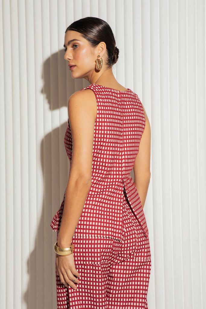 Colete Claire Vermelho