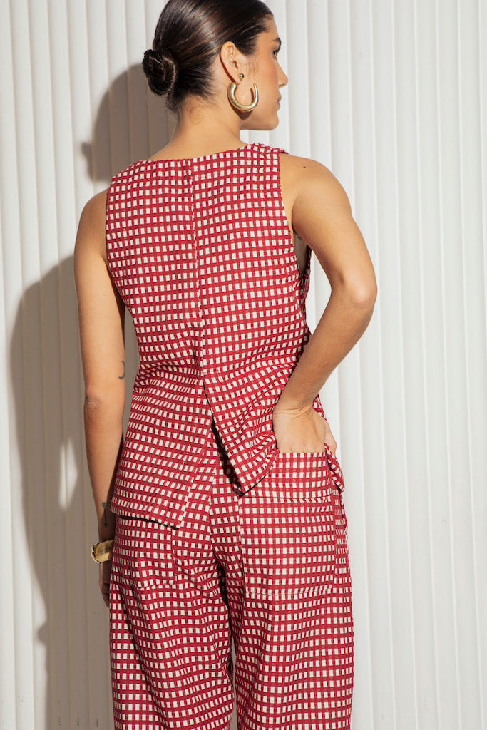 Calça Claire Vermelha