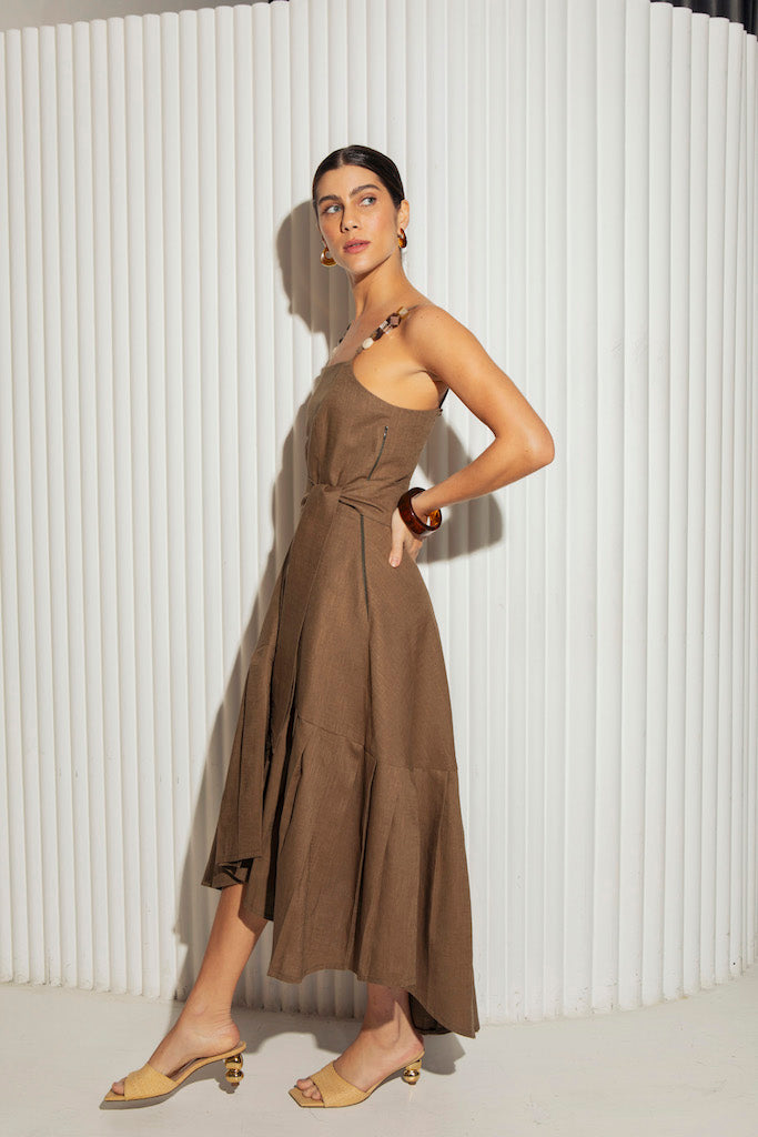 Vestido Isabele Verde Oliva