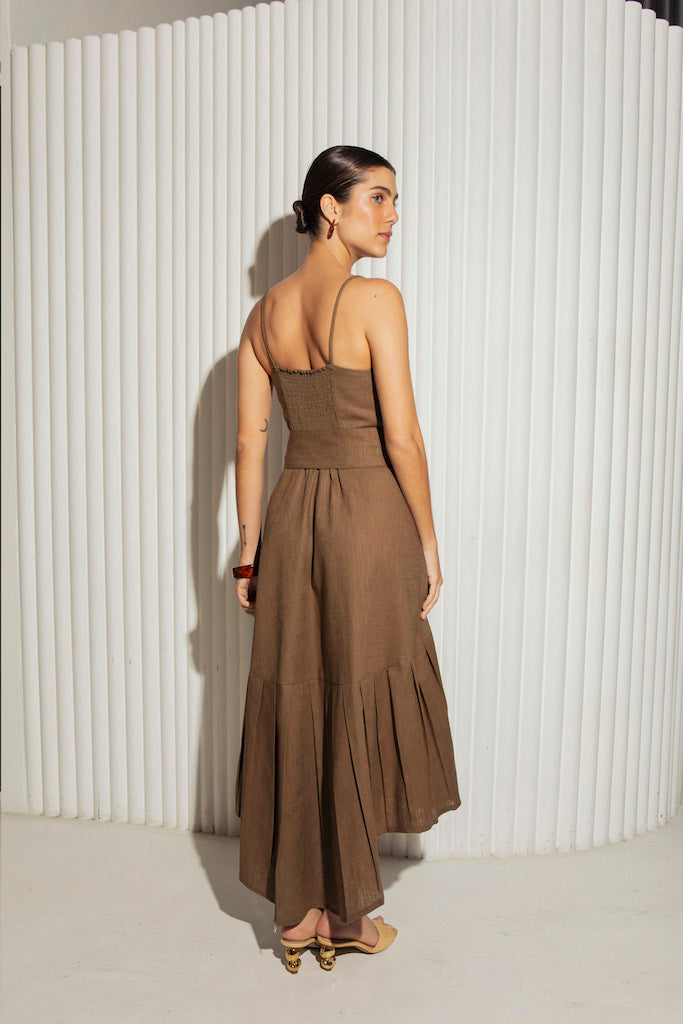 Vestido Isabele Verde Oliva