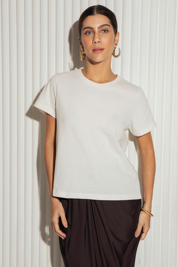 T-shirt Lisa Off White