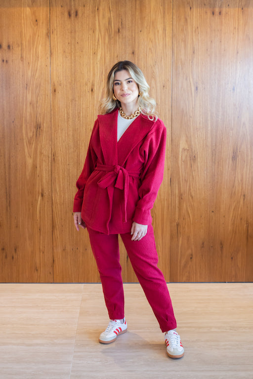 Kimono Vera Bordô