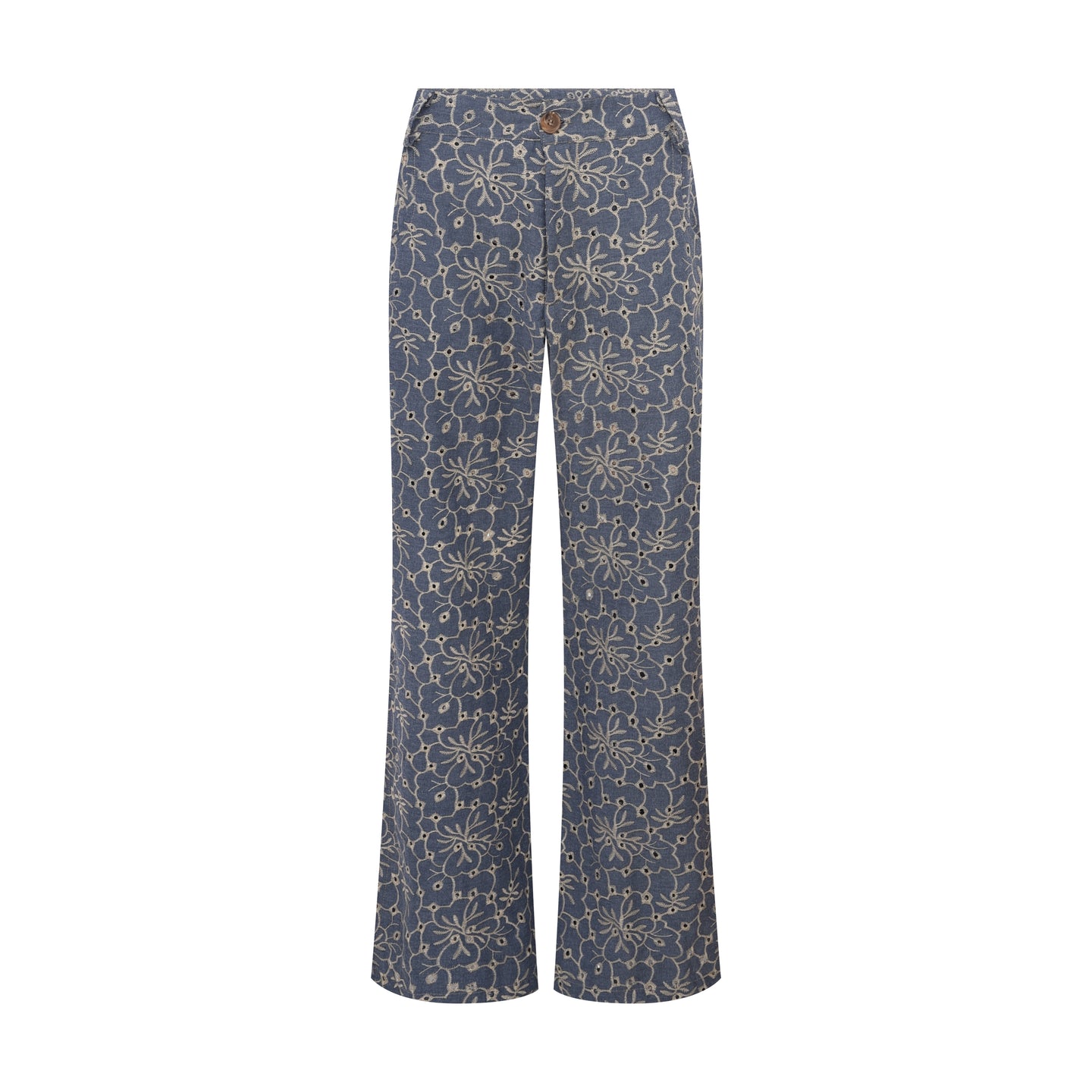 Calça Leona Jeans Floral
