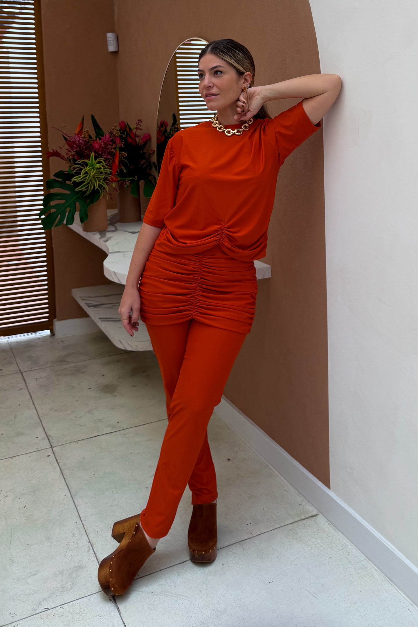 Calça Hana Telha