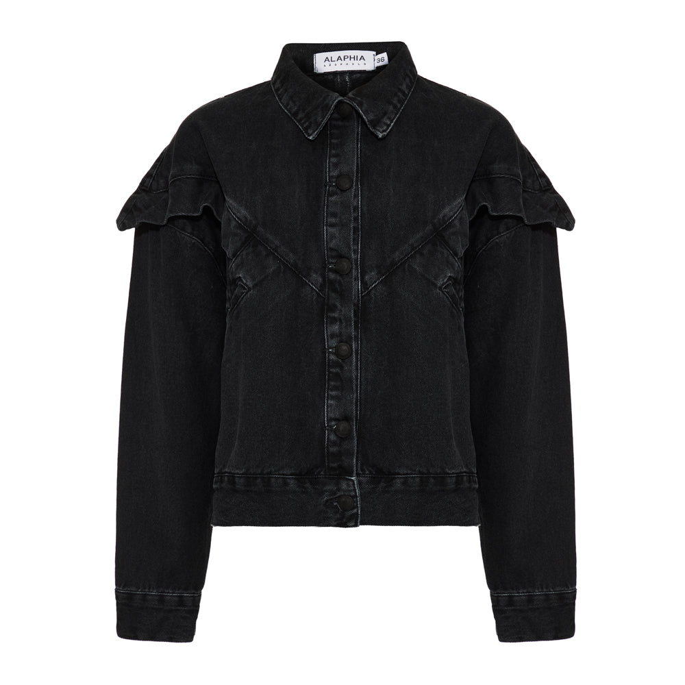 Jaqueta Florence Jeans Preta