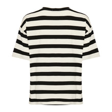 T-shirt Manon Listras Preto e Off White